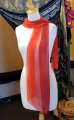 Red Ombre Silk Blend Scarf