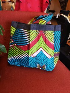 African Reversible Tote Bag