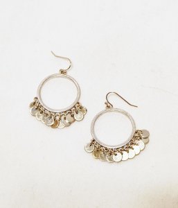 Gypsy Hoop Earrings - Gold
