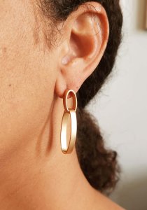 Loop in Loop Earrings Gold