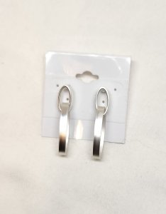 Loop in Loop Earrings Silver